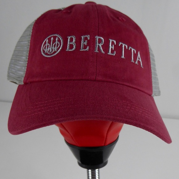 Beretta LP Trucker Hat Mesh Adjustable Cap NWT - Picture 2 of 6